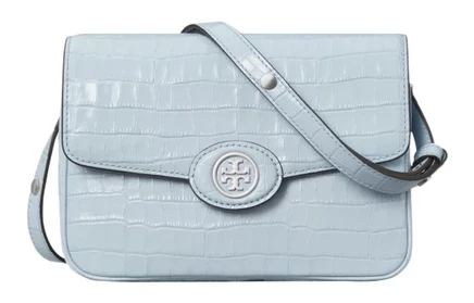 Женская сумка через плечо Tory Burch Robinson, голубая