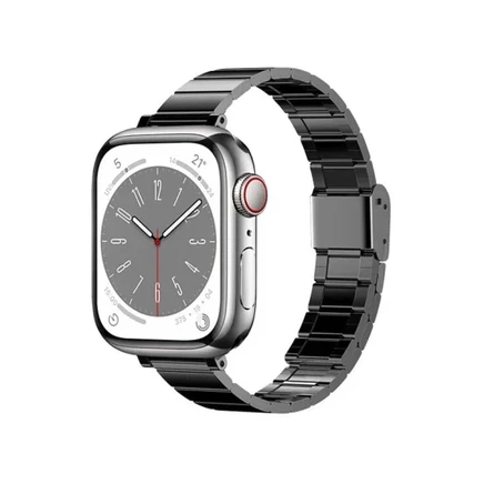Ремешок Biaodaige для Apple Watch, стальной, черный