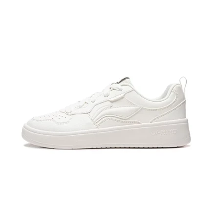 LiNing Early Cloud Wear resistant And Lightweight Low top Skateboard Shoes Women's белый