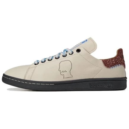 Мужские кроссовки Adidas Stan Smith Brain Dead, бежевые