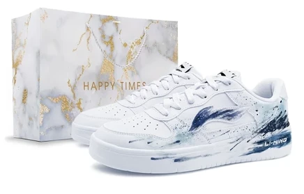 Мужские кеды Li-Ning AGCS419-1, сине-белые
