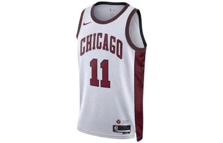 Мужская майка Nike NBA Chicago Bulls DeRozan, белая