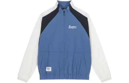 Унисекс куртка-бомбер New Balance SS24, синяя