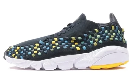 Мужские кроссовки Nike Air Footscape Woven, сине-желтые