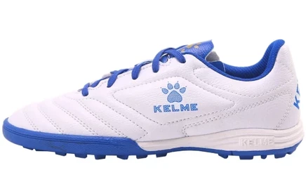 Детские футбольные кроссовки Kelme, бело-синие