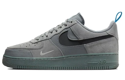 Мужские кроссовки Nike Air Force 1 Cut Out Swoosh, серые