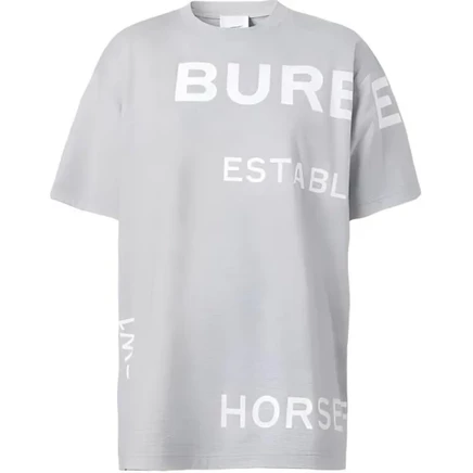 Женская футболка Burberry, серая