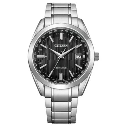 Мужские часы Citizen Collection, титан, черный циферблат