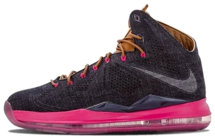 Мужские баскетбольные кроссовки Nike LeBron X Ext Denim