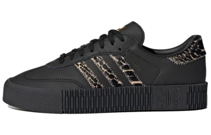 Женские кеды adidas Sambarose, принт гепард
