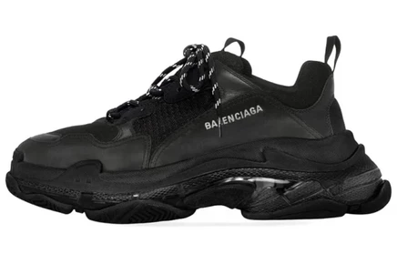 Мужские кроссовки Balenciaga Triple S, черные