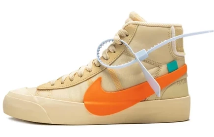 Мужские кроссовки Nike Blazer Mid, бежевые