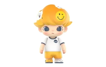 Коллекция MEGA Treasure от POP MART на 1000% состоит из модных фигурок JUST DIMOO X SmileyWorld, размер которых по умолчанию составляет 62,6 см