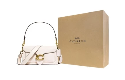 Женская сумка Coach Tabby через плечо, белая