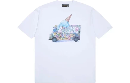 Мужская футболка Drew House Ice Cream Truck, белая