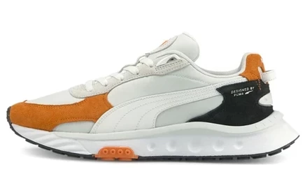 Кроссовки Puma Wild Rider Rollin, бело-оранжевые
