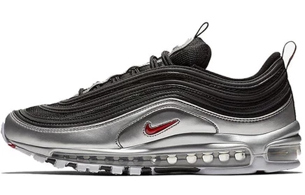 Мужские кроссовки Nike Air Max 97, серебристо-черные