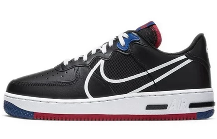 Мужские кроссовки Nike Air Force 1 Low React, черно-белые