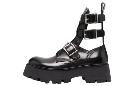 Женские ботинки Alexander McQueen Rave, черные