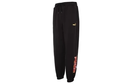 Мужские трикотажные брюки PUMA Essentials, черные