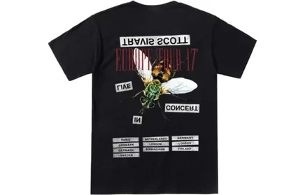 Унисекс футболка Travis Scott, черная