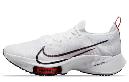 Nike Air Zoom Tempo NEXT% Flyknit White Light Crimson Platinum Tint Black default