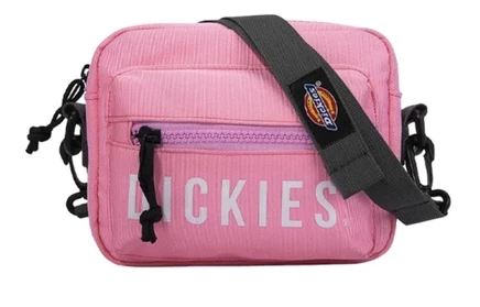 Унисекс сумка через плечо Dickies из полиэстера, розовая