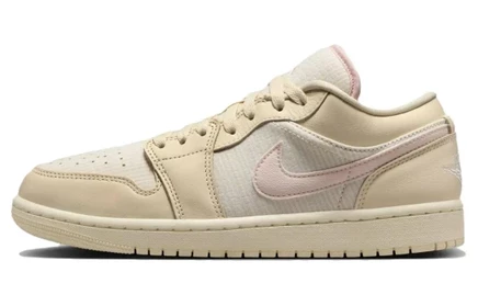 Мужские кроссовки Jordan 1 Low, бежевые