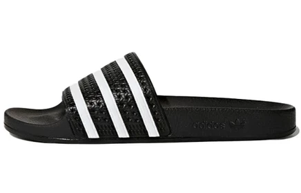 Мужские шлепанцы adidas Originals Adilette, черно-белые