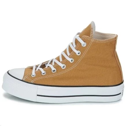 Женские кеды Converse Chuck Taylor Lift Platform, желтые