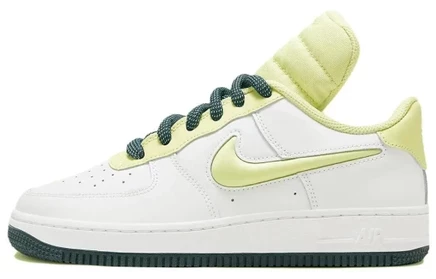Детские кроссовки Nike Air Force 1 Low, бело-зеленые