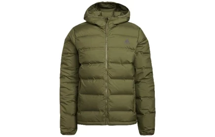 Мужской пуховик Adidas Helionic, зимний, зеленый