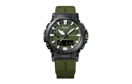 Мужские часы Casio PRO TREK PRW-61Y-3PR, зеленые