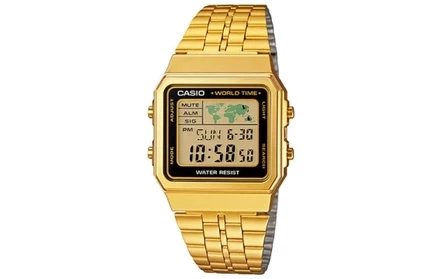 Часы Casio G-Shock A500WGA-1, золотистый циферблат