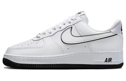 Мужские кроссовки Nike Air Force 1 07 Low, бело-черные