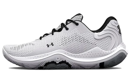 Мужские кроссовки Under Armour Spawn 4, бело-серебристые