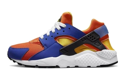 Детские кроссовки Nike Huarache Run, сине-жёлтые