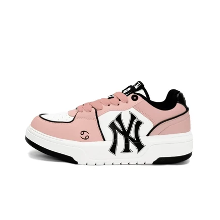MLB Chunky Liner Cushioning, Wear Resistant Low top Skateboard Shoes Unisex pink