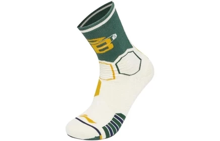 Мужские носки Li-Ning Badfive, 1 пара, темно-зеленые