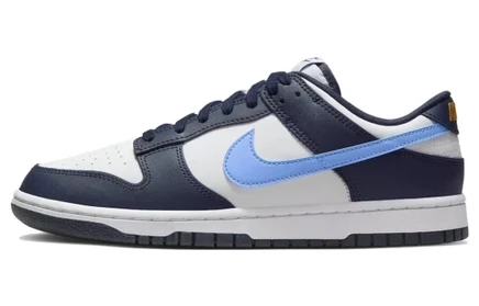 Мужские кроссовки Nike Dunk Low, темно-синие и синие
