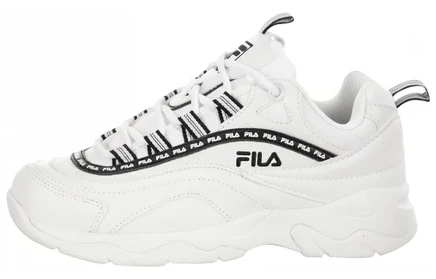 Женские кроссовки Fila White Black, бело-черные