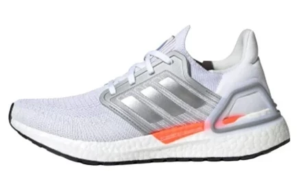 Женские кроссовки Adidas UltraBoost 20 NASA, серебристые