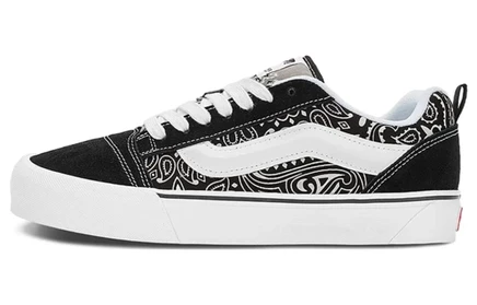 Мужские кроссовки Vans Knu Skool, черно-белые