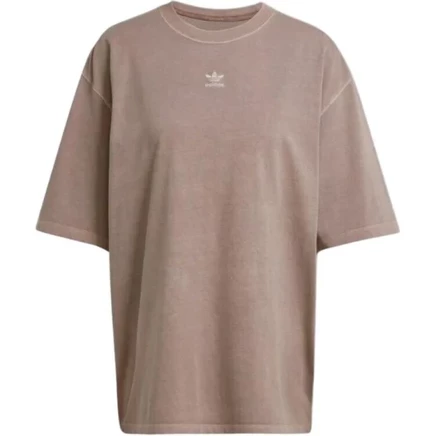 Женская футболка adidas Originals JD5347, коричневая