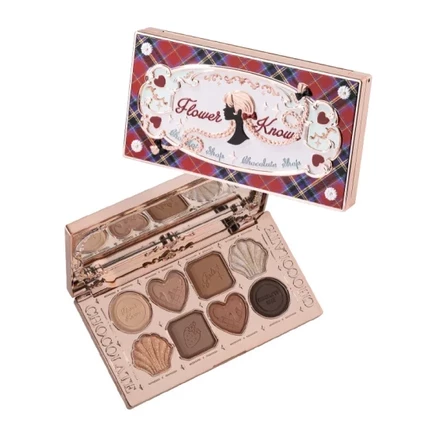 Тени для век FlowerKnows Chocolate Shop, 8 оттенков