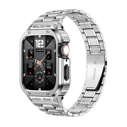 Ремешок Biaodaige для Apple Watch 44 мм, серебристый