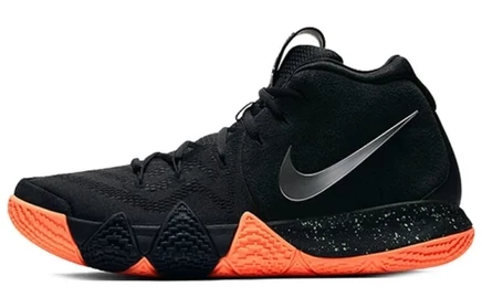 Мужские кроссовки Nike Kyrie 4, черно-оранжевые