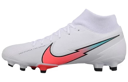 Мужские бутсы Nike Superfly 7, бело-красно-зеленые
