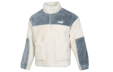 Мужская бархатная куртка Puma, экрю