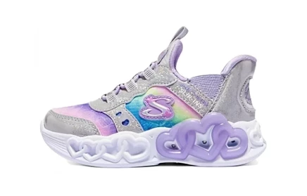 Кроссовки для малышей Skechers Hands Free, серебристые